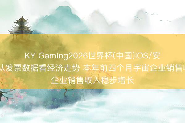KY Gaming2026世界杯(中国)IOS/安卓官方下载 从发票数据看经济走势 本年前四个月宇宙企业销售收入稳步增长