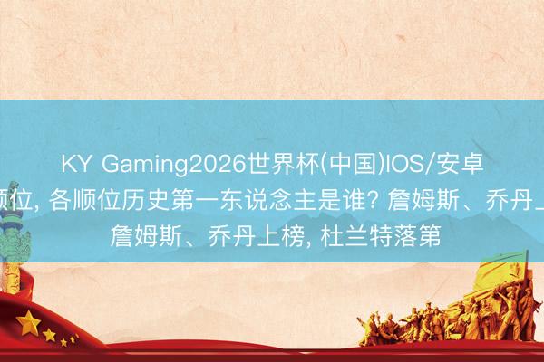 KY Gaming2026世界杯(中国)IOS/安卓官方下载 前30顺位, 各顺位历史第一东说念主是谁? 詹姆斯、乔丹上榜, 杜兰特落第