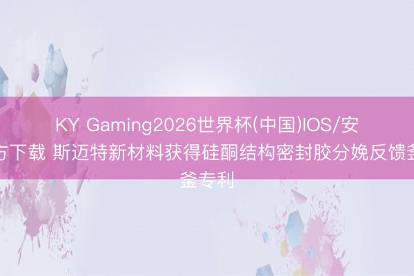 KY Gaming2026世界杯(中国)IOS/安卓官方下载 斯迈特新材料获得硅酮结构密封胶分娩反馈釜专利