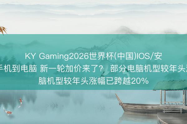 KY Gaming2026世界杯(中国)IOS/安卓官方下载 从手机到电脑 新一轮加价来了? 部分电脑机型较年头涨幅已跨越20%